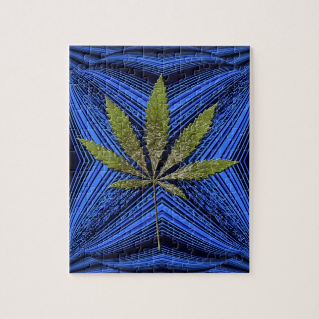 Quebra-cabeça Amar em Azul... (Vertical)