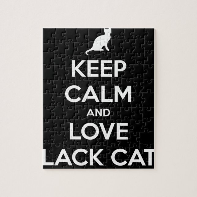 Quebra-cabeça Amar Gatos Negros (Vertical)