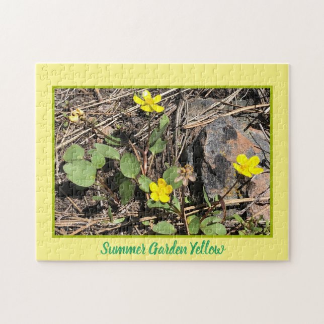 Quebra-cabeça Amarelo de Verão (Horizontal)