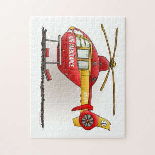 Quebra-cabeça Ambulância do helicóptero