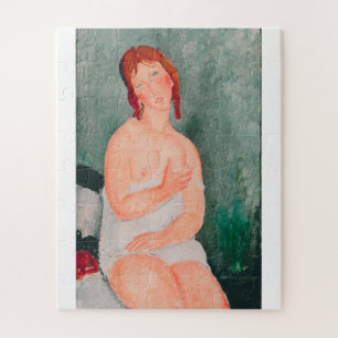 Quebra-cabeça Amedeo Modigliani - Mulher Jovem Em Uma Camisa