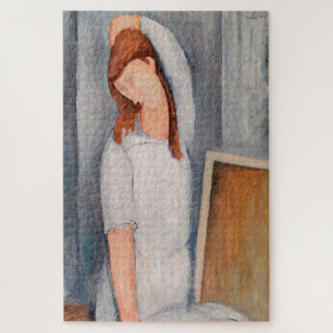 Quebra-cabeça Amedeo Modigliani - Retrato Jeanne Hebuterne #1