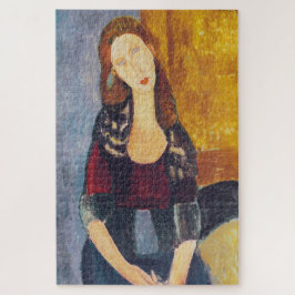 Quebra-cabeça Amedeo Modigliani - Retrato Jeanne Hebuterne #2