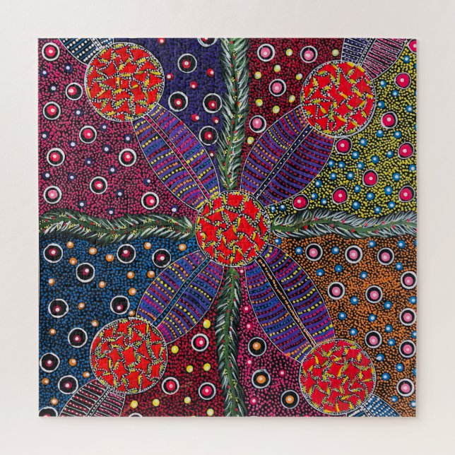 Quebra-cabeça Ameixas de caça e tintas tradicionais (Vertical)