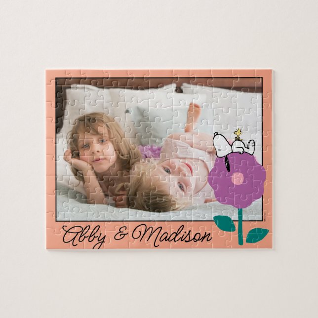 Quebra-cabeça Amendoins | Apito De Esnoopia E Flor De Madeira (Horizontal)