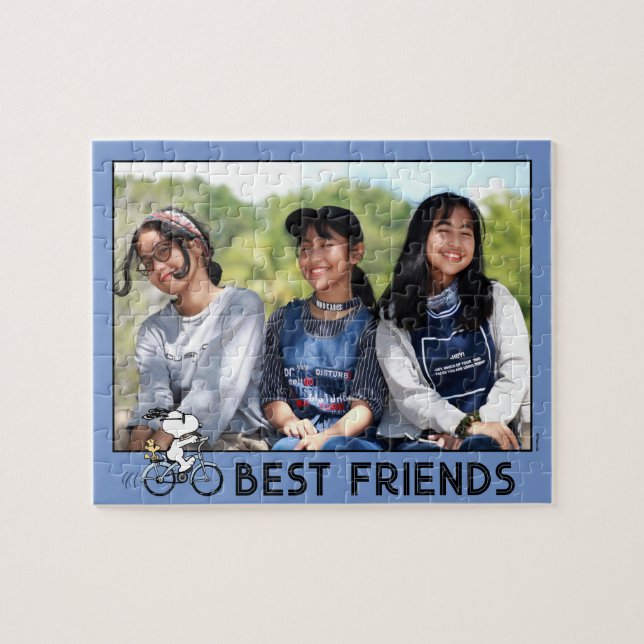 Quebra-cabeça Amendoins | Bicicleta Snoopy & Woodstock (Horizontal)