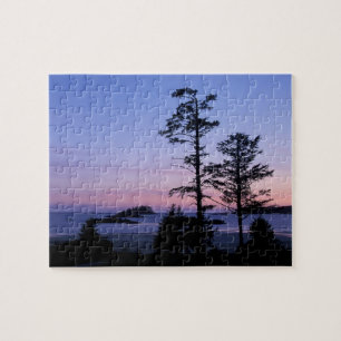 Quebra-cabeça América do Norte, Canadá, Ilha de Vancouver, árvor