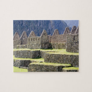 Quebra-cabeça América do Sul - Peru. Pedra no Inca perdido