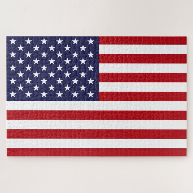 Quebra-cabeça American Flag EUA (Horizontal)