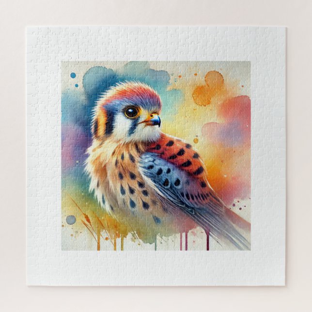 Quebra-cabeça American Kestrel 160724AREF106 - Watercolor (Vertical)
