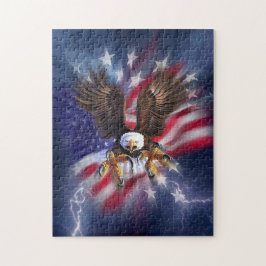 Quebra-cabeça Americana Eagle Art Puzzles