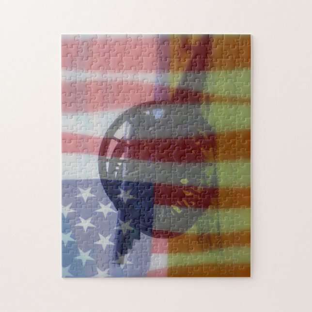 Quebra-cabeça americano da guerra civil (Vertical)