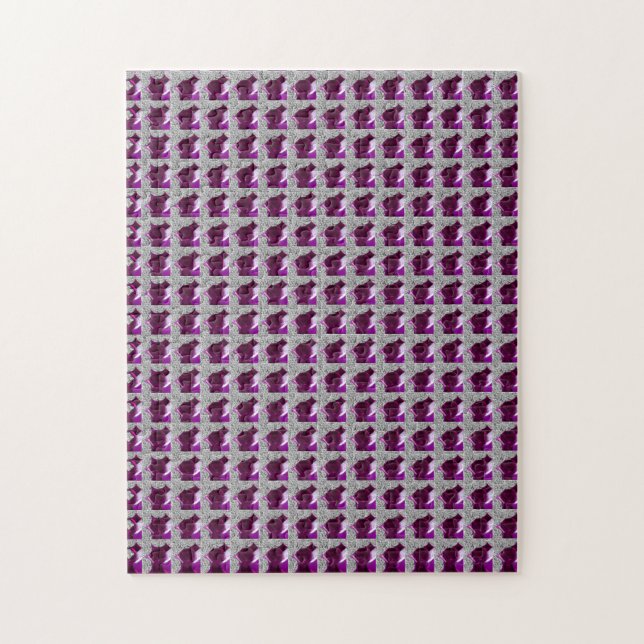 Quebra-cabeça Ametist Diamond Art, Purple (Vertical)