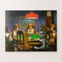 Quebra-cabeça Amigo em Cães Necessários Jogando Poker 1903