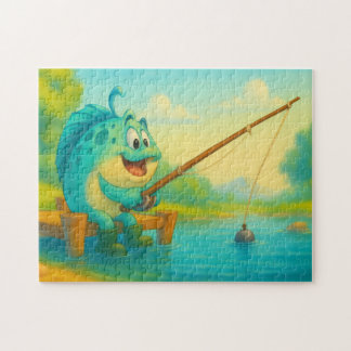 Quebra-cabeça 🐟 AmigoPeixe Diversão de Pesca Puzzle 🎣