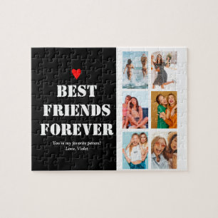 Quebra-cabeça Amigos de Colagem de Fotos do BFF Aniversário Pre