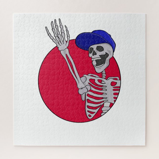 Quebra-cabeça Amigos Legal e engraçados esqueletos (Vertical)