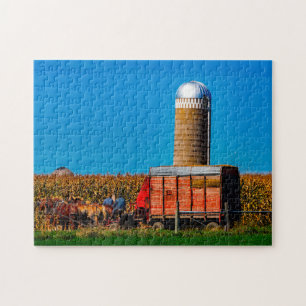 Quebra-cabeça Amish Indiana.
