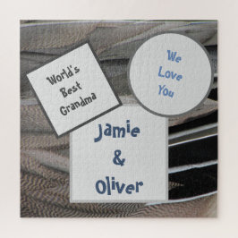 Quebra-cabeça Amo-Te Avó Belo Penas De Pato