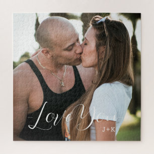 Quebra-cabeça Amo-te, casal