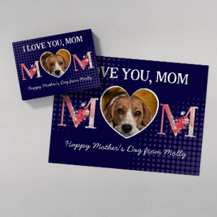 Quebra-cabeça Amo-te mãe, mãe, fofoca personalizado de coração f