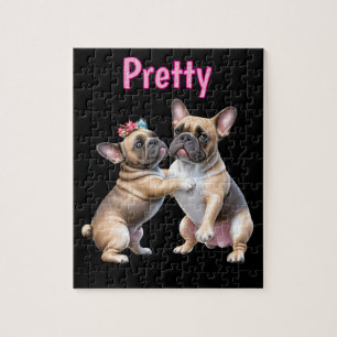 Quebra-cabeça Amor de Bulldog Francês Bulldog Francês