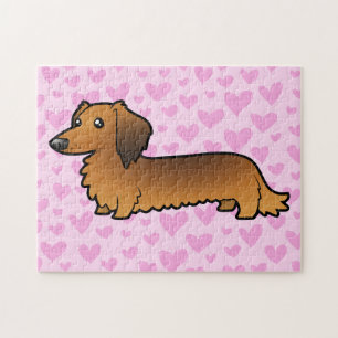 Quebra-cabeça Amor do Dachshund (longhair)