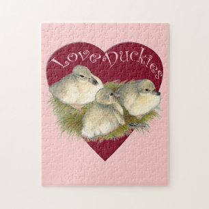 Quebra-cabeça Amor Duckies