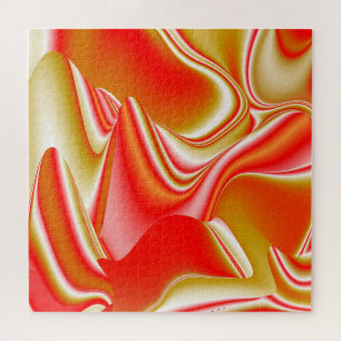 Quebra-cabeça Amor e Abstrato 3D Rainbowart Dourado