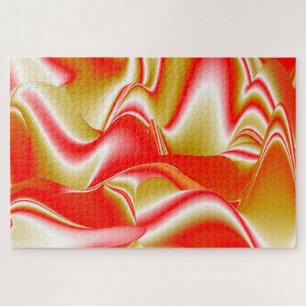 Quebra-cabeça Amor e Abstrato 3D Rainbowart Dourado