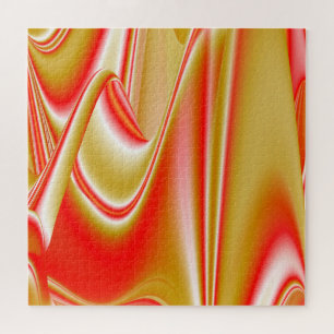 Quebra-cabeça Amor e Abstrato 3D Rainbowart Dourado