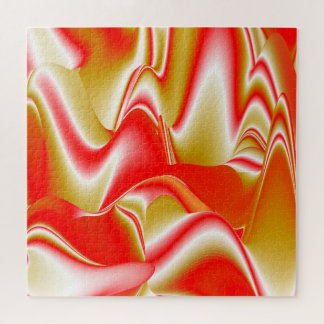 Quebra-cabeça Amor e Abstrato 3D Rainbowart Dourado