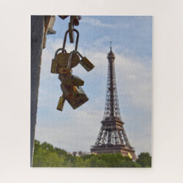 Quebra-cabeça Amor em Paris - 16x20 - 520 pcs Jigsee Quebra-cabe