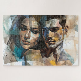 Quebra-cabeça Amor em Tons Pastel