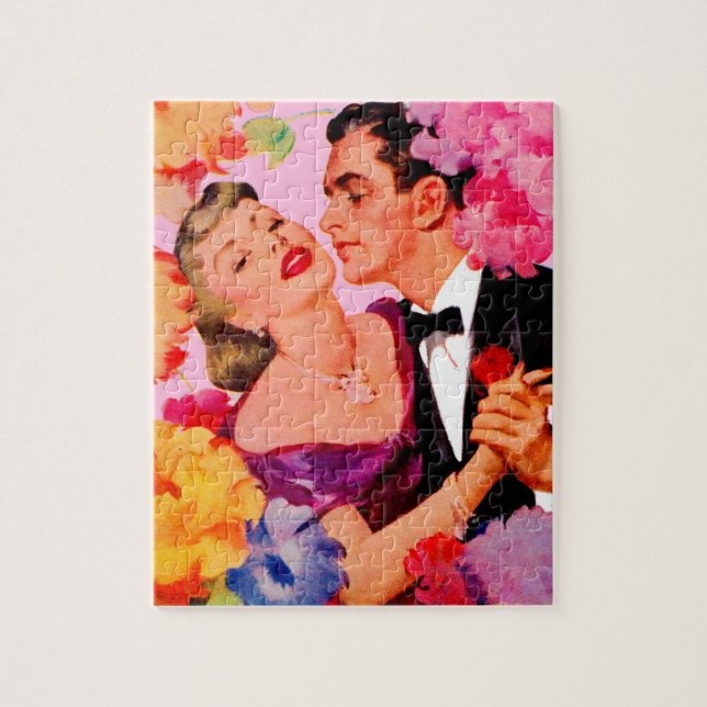 Quebra-cabeça amor na floração (Vertical)