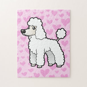 Quebra-cabeça Amor padrão/da miniatura/brinquedo caniche