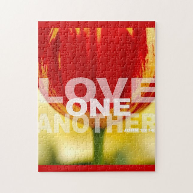 Quebra-cabeça Amor um umas outras tulipas (Vertical)