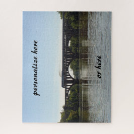 Quebra-cabeça Amtrack Train Crossing Rappahannock River