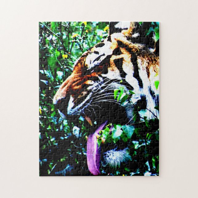 Quebra-cabeça Amur Tiger 11x14 252pc jpcna (Vertical)