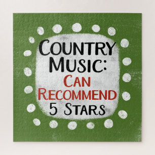 Quebra-cabeça Análise de Música Country 5 Estrelas Jigsaw Puzzle