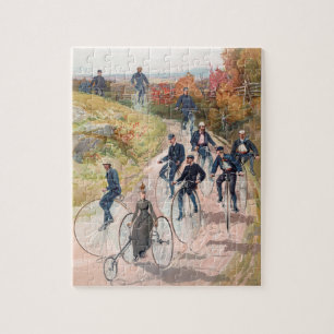 Quebra-cabeça Andando de bicicleta, 1887
