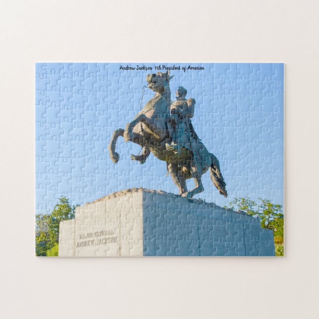 Quebra-cabeça Andrew Jackson 7º Presidente da América. (Horizontal)