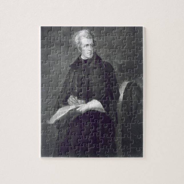 Quebra-cabeça Andrew Jackson, 7a Presidente dos Estados Unidos (Vertical)