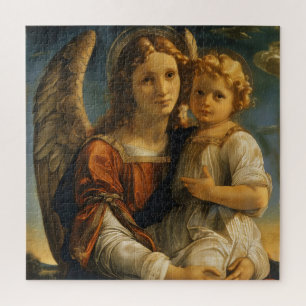 Quebra-cabeça Angel e Baby Jesus