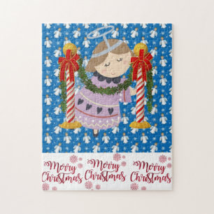 Quebra-cabeça Angel Feliz Natal