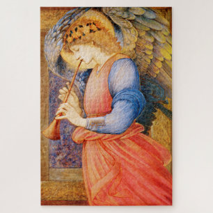 Quebra-cabeça "Angel tocando bandeiras" por Edward Burne-Jones