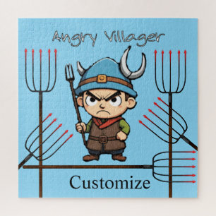 Quebra-cabeça Angry Villager Pitchfork Thunder_Cove