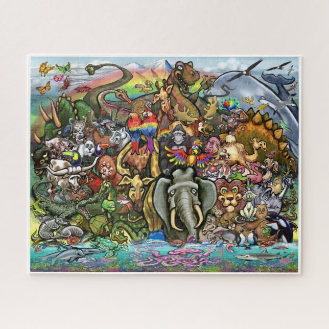 Quebra-cabeça Animais (Horizontal)