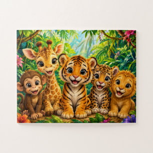 Quebra-cabeça Animais da Selva Bebê