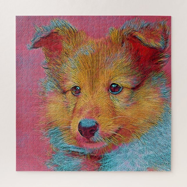 Quebra-cabeça Animais populares - Puppy (Vertical)